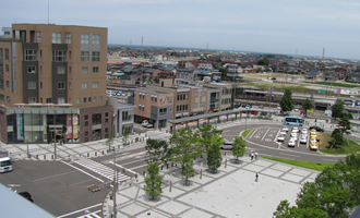 白山市松任駅前地区